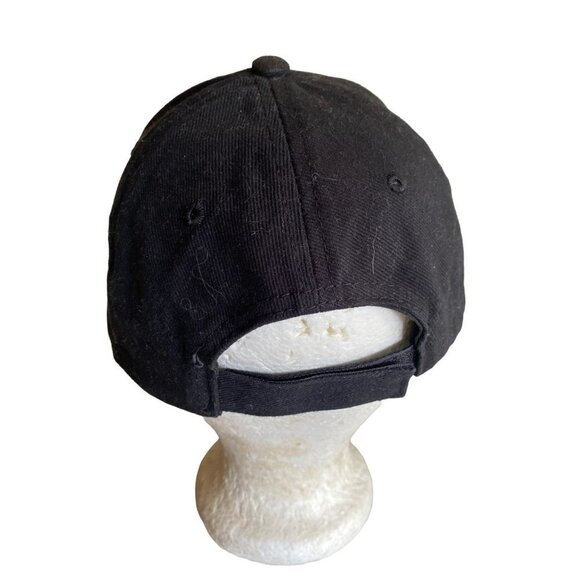 Black GMC Embroidered Logo Adjustable Hat Cap - Picture 3 of 5